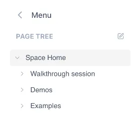 Page tree